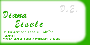 diana eisele business card